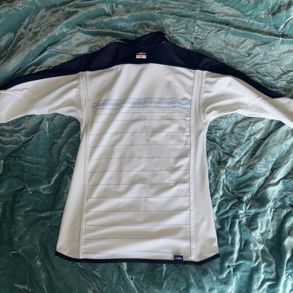 England 2003-2005 Home Football Jersey Shirt Long Sleeve Umbro Reversible S Y2K - Picture 6 of 13